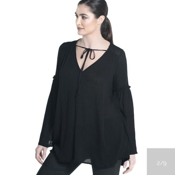 Cotton Candy LA Road to Heaven Top in Black S NWT - Picture 2 of 8